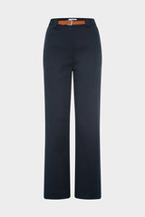 LUVA NAVY LONG LOOSE TROUSERS