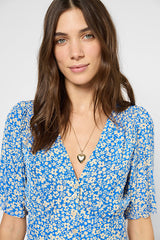PIPPA WAISTED FLORAL DRESS