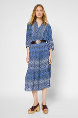 PHEDRE ETHNIC STRAIGHT MAXI DRESS