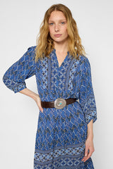 PHEDRE ETHNIC STRAIGHT MAXI DRESS