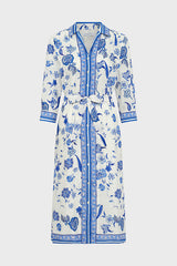 UMBRINE SHIRT-COLLAR BLOUSE