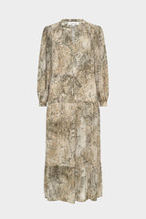 PERLA PYTHON PRINT MAXI DRESS