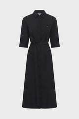 PERRINE COTTON MAXI SHIRT DRESS