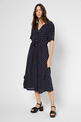 POPELINE POLKA DOT DRESS