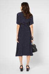 POPELINE POLKA DOT DRESS