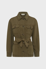 ROSEA LYOCELL LINEN SAFARI JACKET