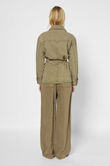 ROSEA LYOCELL LINEN SAFARI JACKET
