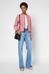 ROSARA LUREX TWEED JACKET