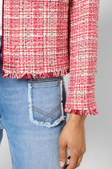 ROSARA LUREX TWEED JACKET