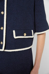RELINA SHORT TWEED-STYLE JACKET
