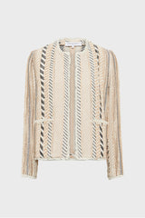 REMINA FRAYED SHORT JACKET