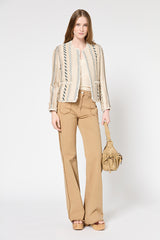 REMINA FRAYED SHORT JACKET