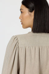 ALANA LUREX ROUND NECK SHIRT