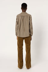 ALINE CHECKED BLOUSE