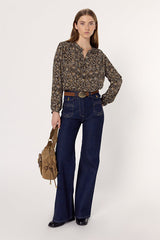 ALTHEA SOFT PRINTED BLOUSE