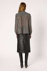 ALISHA POLKA DOT GRAPHIC SHIRT