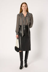 ALISHA POLKA DOT GRAPHIC SHIRT