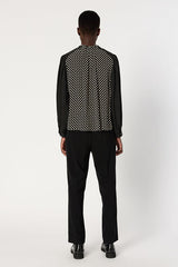 ARIELLE SOFT POLKA DOT BLOUSE