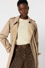 SERGE FULL-LENGTH MONOGRAM TRENCH COAT