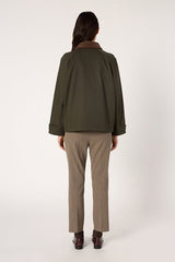 XANA CORDUROY COLLAR PARKA