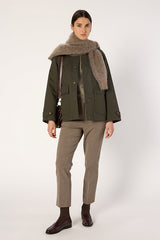 XANA CORDUROY COLLAR PARKA