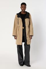 XIMENA HOODED REVERSIBLE PARKA