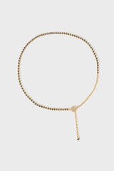 VICKY CHAIN BELT AND RHINESTONES