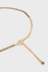 VICKY CHAIN BELT AND RHINESTONES