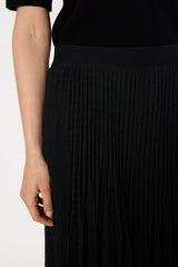 BILAL PLEATED JACQUARD SKIRT