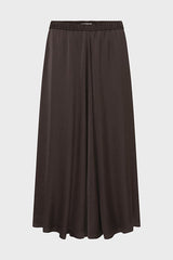 BELLA KAKI SATIN SKIRT