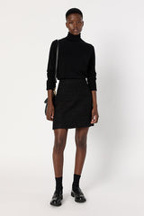 BARANICE LUREX TWEED MINI SKIRT