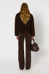 MAVIS SHORT FAUX FUR COAT