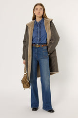 MAYLINE REVERSIBLE FAUX FUR PARKA