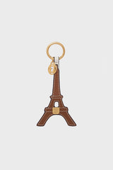 PARIS GD COGNAC LEATHER CHARM