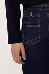 ANNA RAW FLARED JEANS