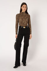 ANNA BLACK FLARED JEANS