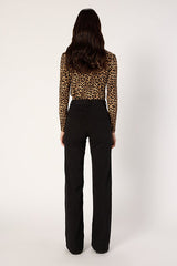 ANNA BLACK FLARED JEANS