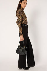 ANNA BLACK FLARED JEANS