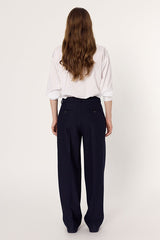 CHARLENE PINSTRIPE SUIT TROUSERS