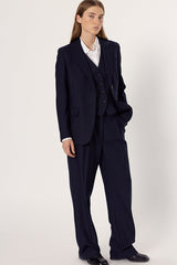 CHARLENE PINSTRIPE SUIT TROUSERS