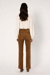 CHARLIE CARAMEL TWILL VELVET TROUSERS
