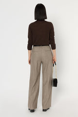 CLARA WIDE PLEATED TROUSERS