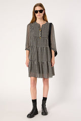 LIRA GRAPHIC POLKA DOTS SHORT DRESS