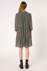 LIRA GRAPHIC POLKA DOTS SHORT DRESS