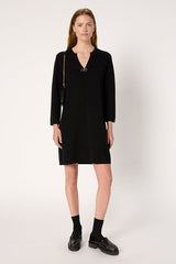 LILIA STRAIGHT MILANO KNIT DRESS