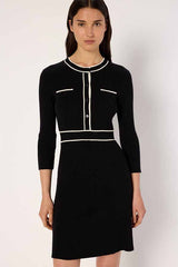 LANI TWO TONE KNIT MINIDRESS