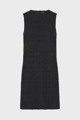 LILA TWEED LUREX SLEEVELESS DRESS