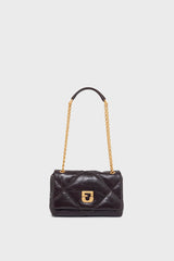 LE FANNY CRINKLED EFFECT LEATHER CROSSBODY BAG