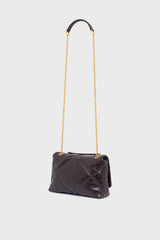LE FANNY CRINKLED EFFECT LEATHER CROSSBODY BAG