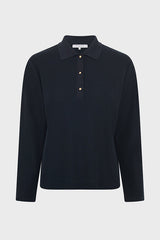 HILARY FINE WOOL POLO SHIRT